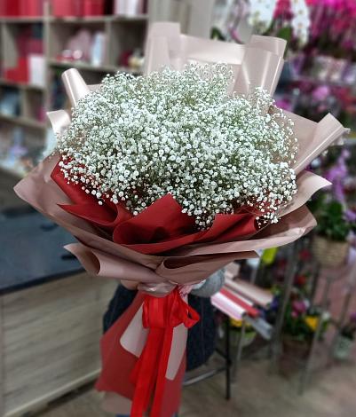 Букет цветов из: Гипсофила в Поспелихе