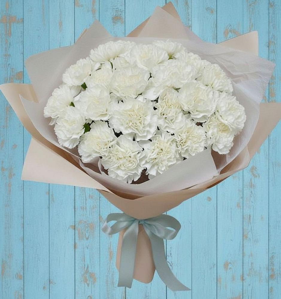 Букет цветов из: Гвоздики в Поспелихе