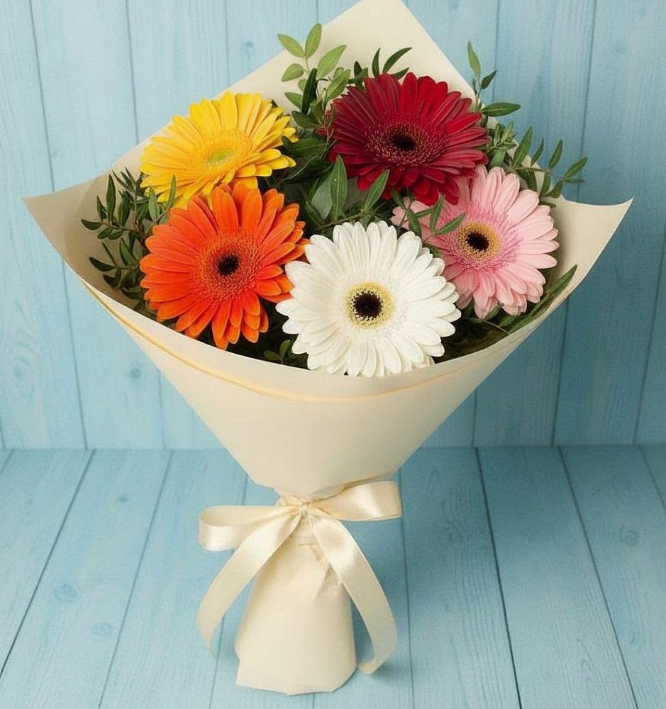Букет цветов из: Герберы в Поспелихе
