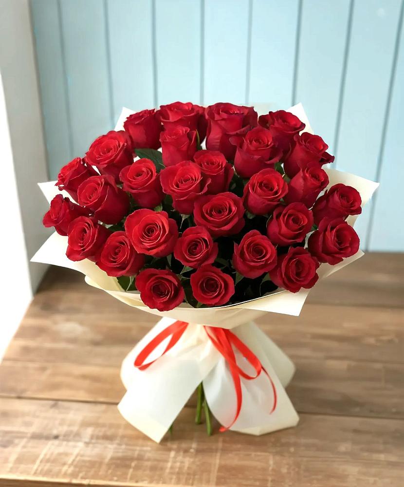 Букет 29 Красных роз в Поспелихе