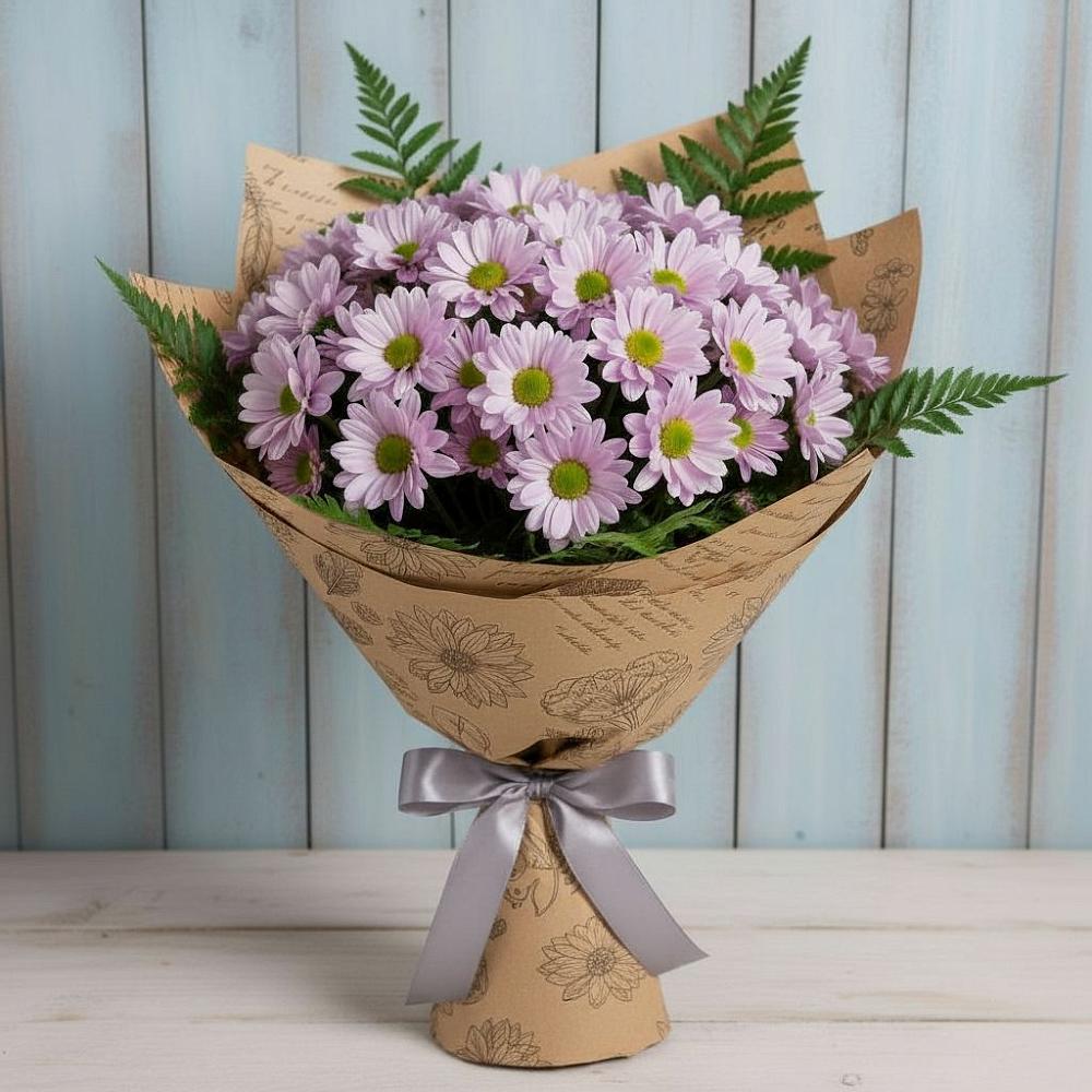 Букет цветов из: Хризантемы в Поспелихе