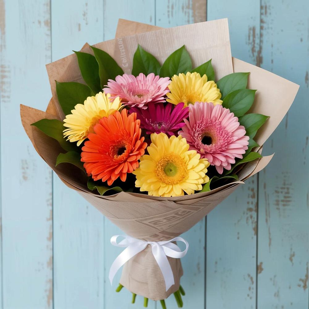 Букет цветов из: Герберы в Поспелихе