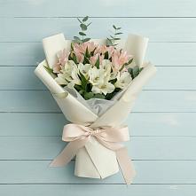 Букет цветов из:  Альстромерии в Поспелихе
