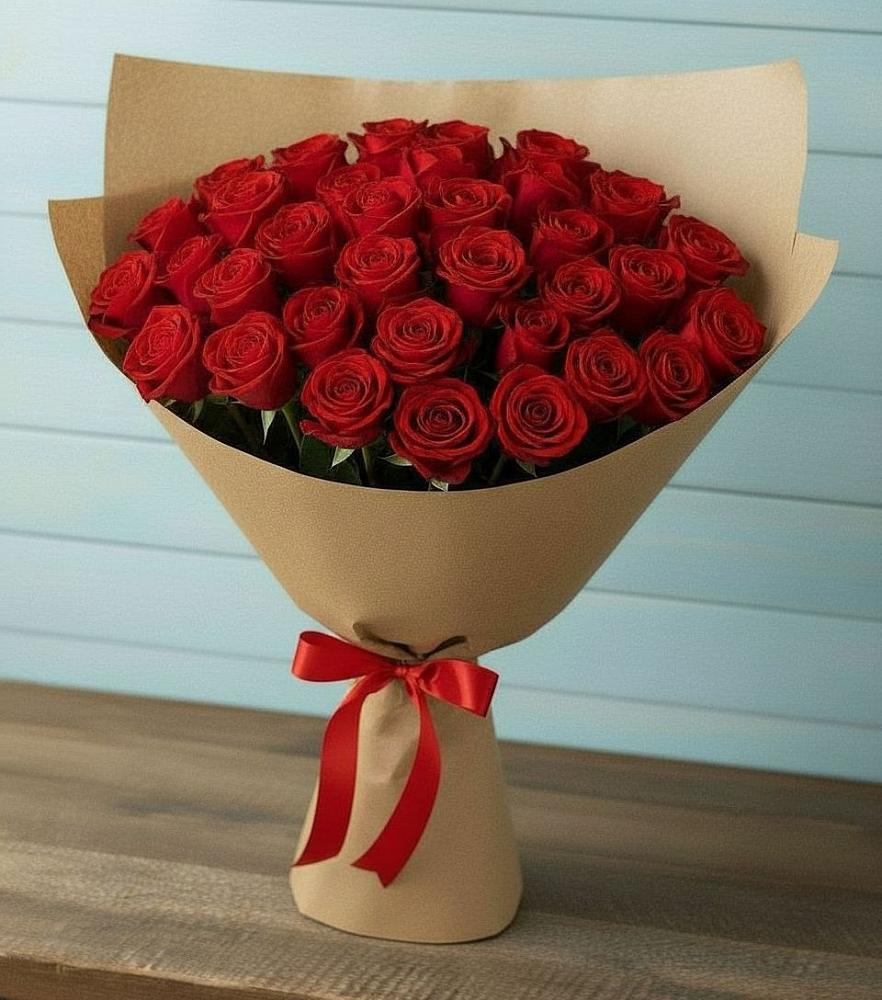 Букет Красные розы Милано в Поспелихе