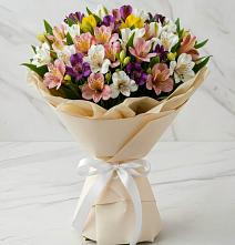 Букет цветов из:  Альстромерии в Поспелихе