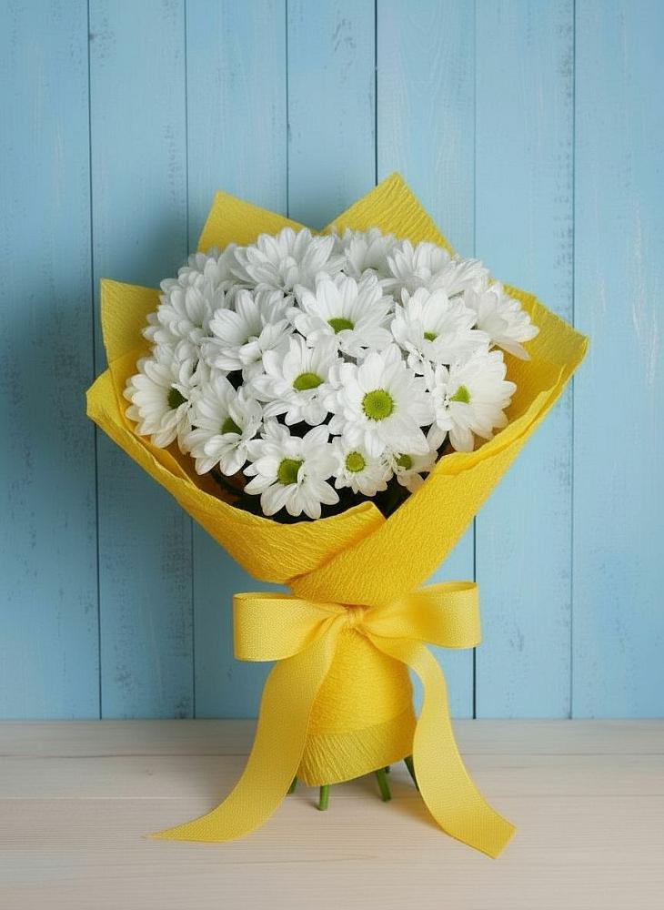 Букет цветов из: Хризантемы в Поспелихе