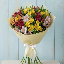 Букет цветов из:  Альстромерии #REPLACE_PRED# Поспелихе
