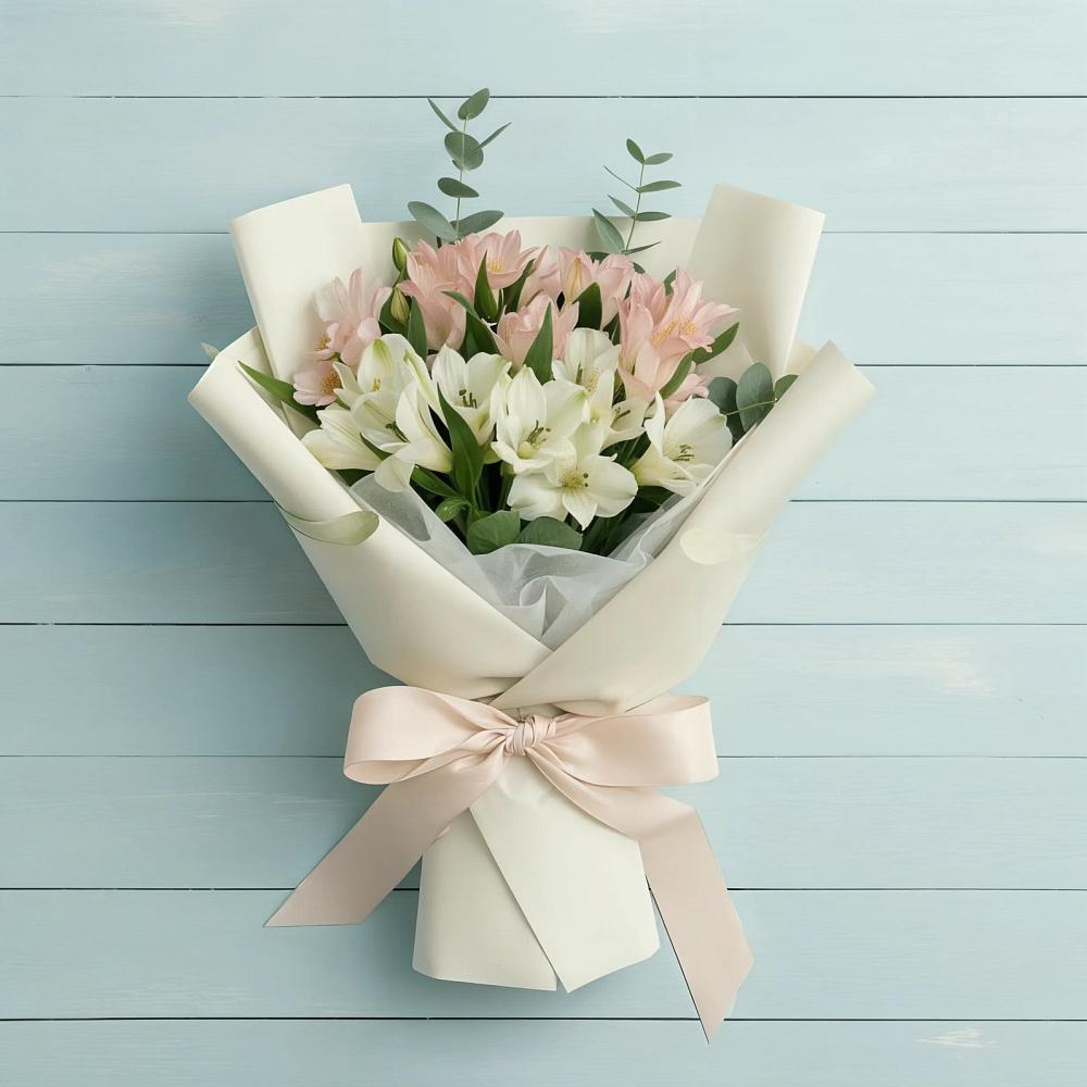 Букет цветов из: Альстромерии в Поспелихе