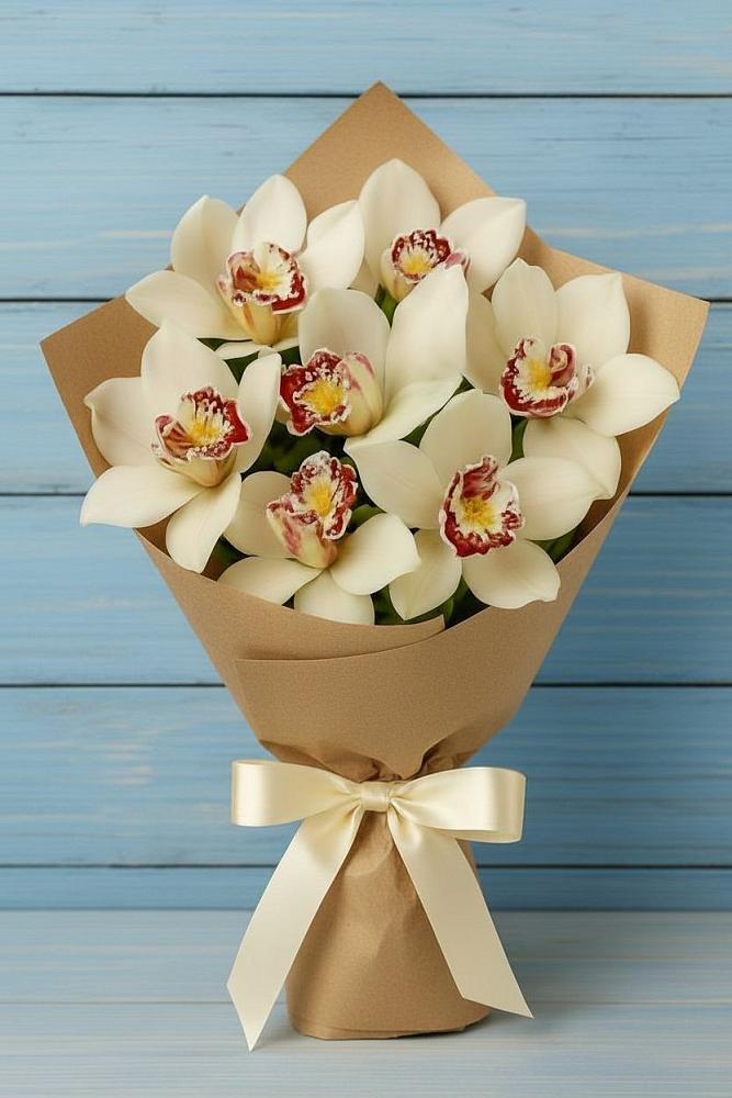 Букет цветов из: Орхидеи и Розы в Поспелихе