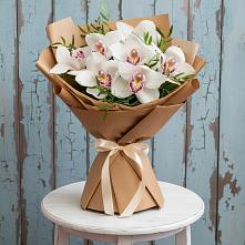 Букет цветов из:  Орхидеи и Розы в Поспелихе